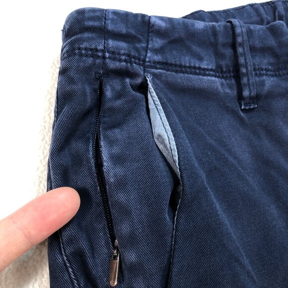 DU/ER Pants Men's 30 (29x29) Navy T2X Athletic Taper Lightweight Stretch Travel - Picture 13 of 16